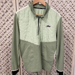 Nike Wild Run Therma-FIT Half Zip Pullover – Men’s L Sage Green